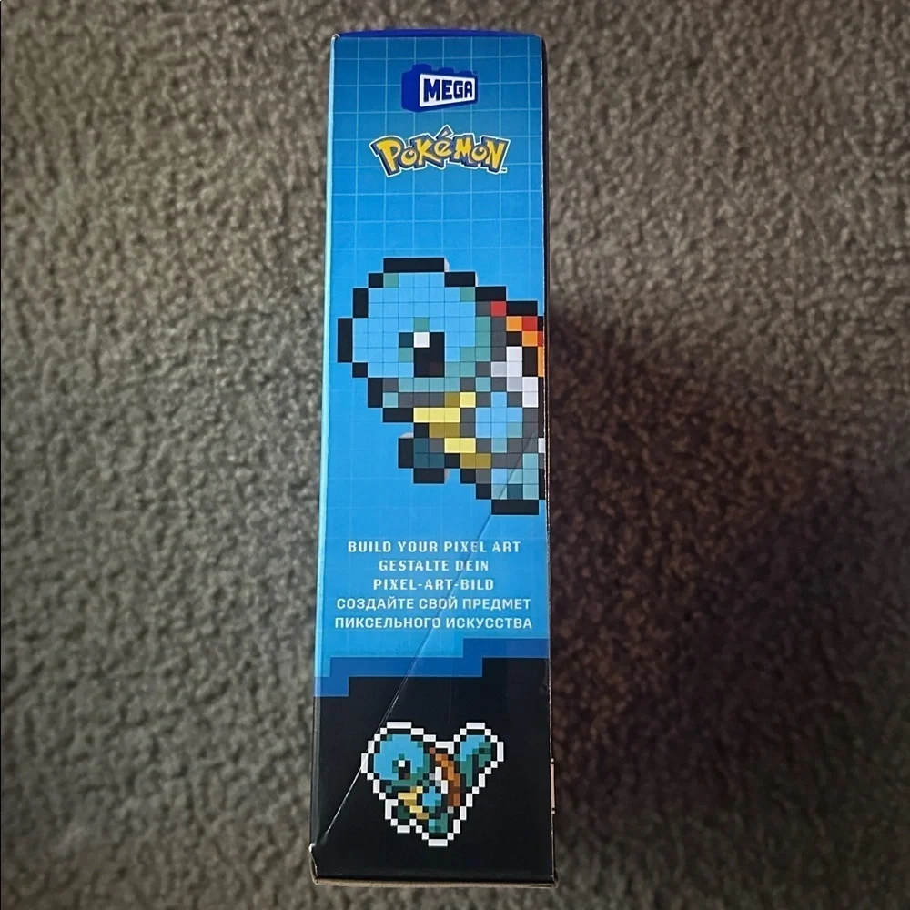 Mega Pokémon Squirtle Pixel Art Set